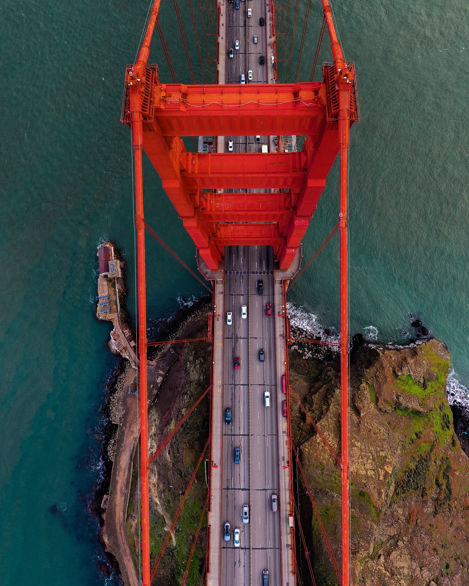 Golden Gate from Above — photograph by Paul Towers