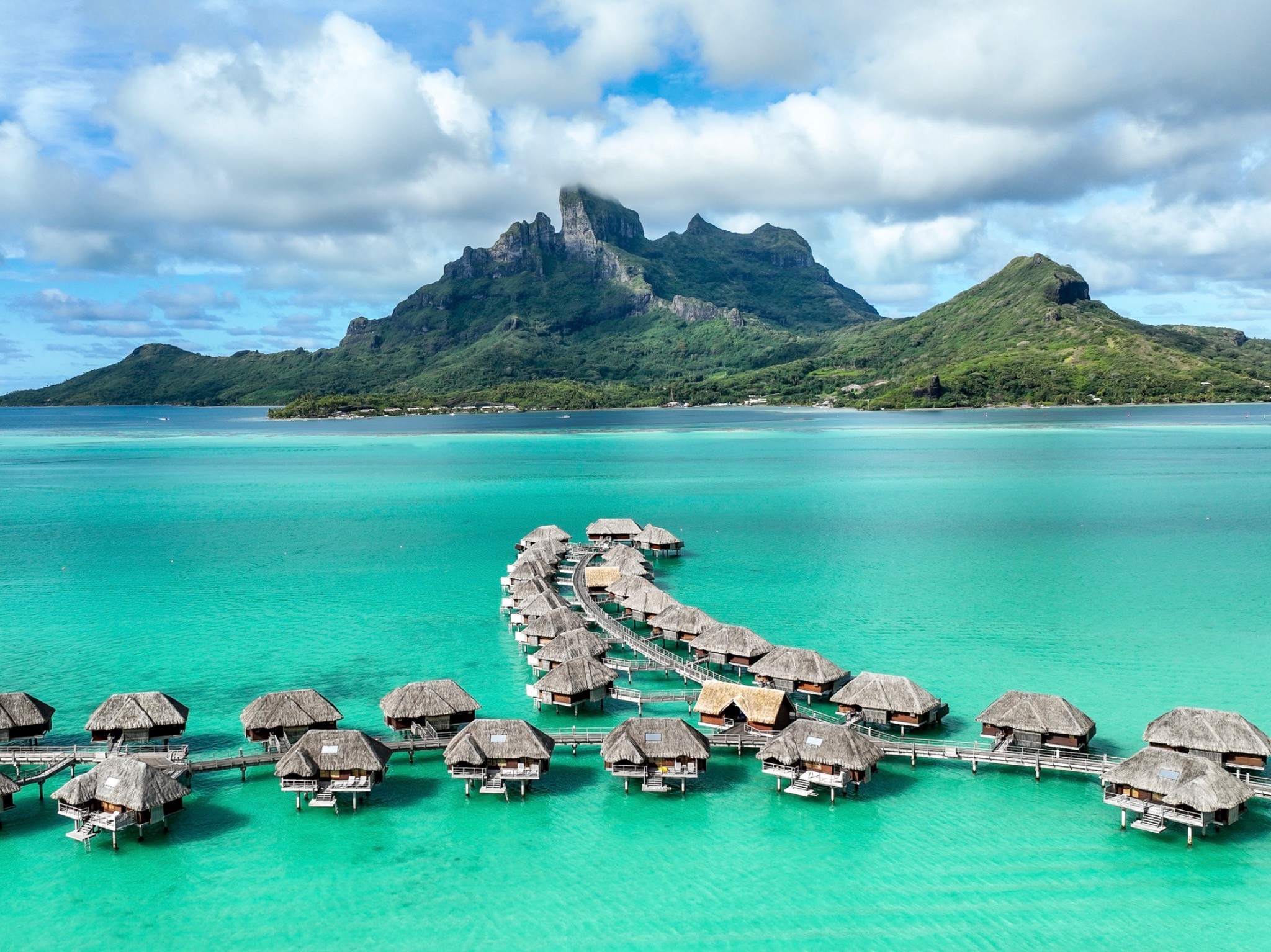 Four Seasons Bora Bora — photograph by Paul Towers