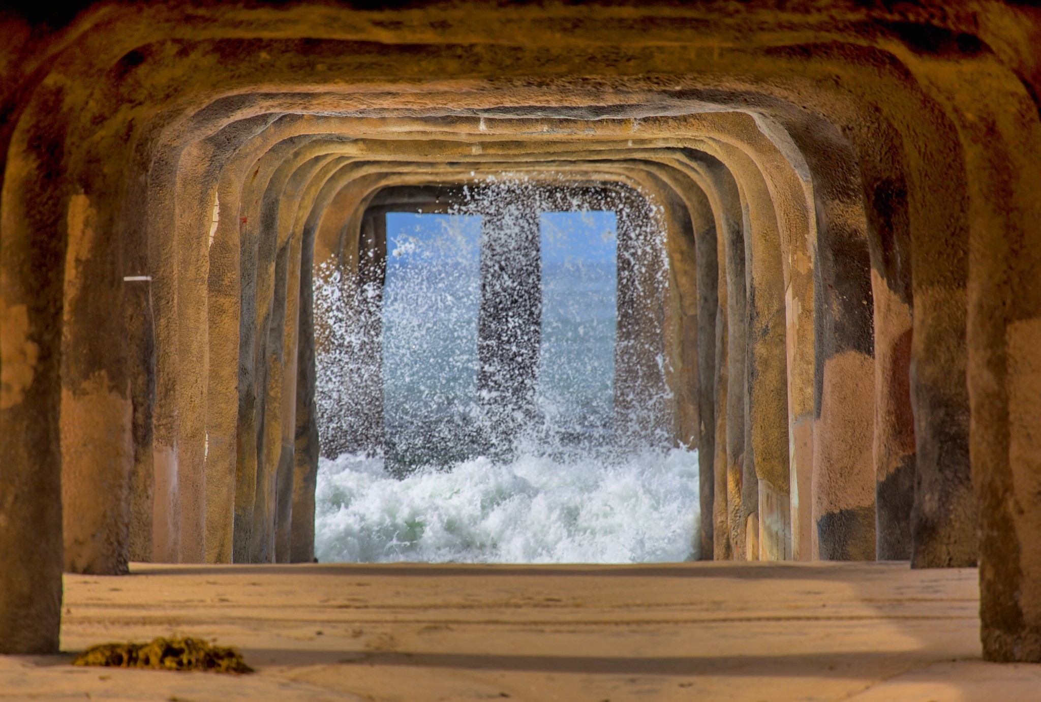 Under the MB Pier — photograph by Paul Towers