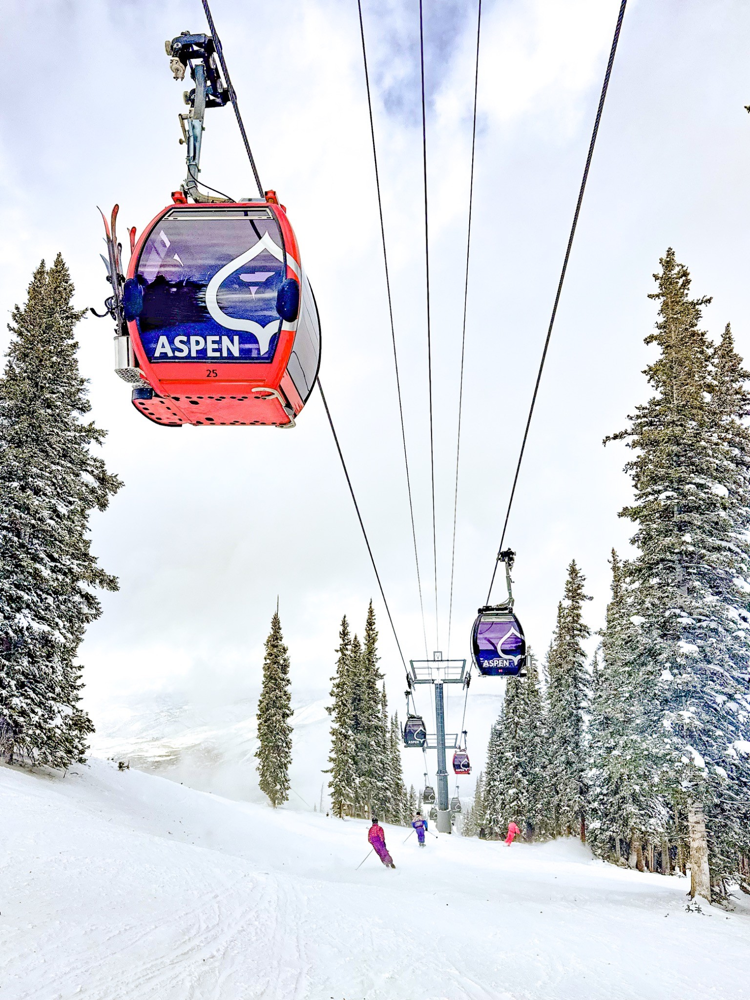 Aspen Gondola — photograph by Paul Towers