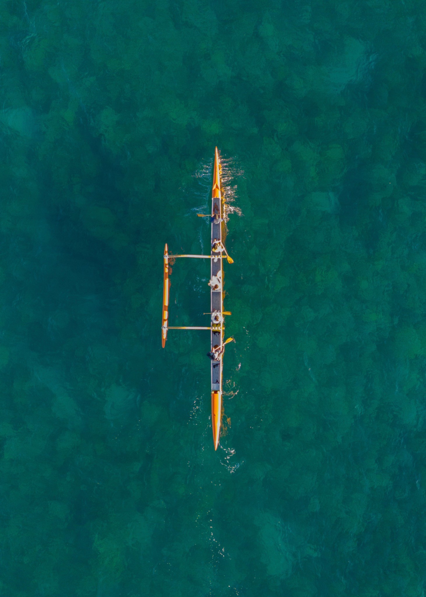 Outrigger — photograph by Paul Towers