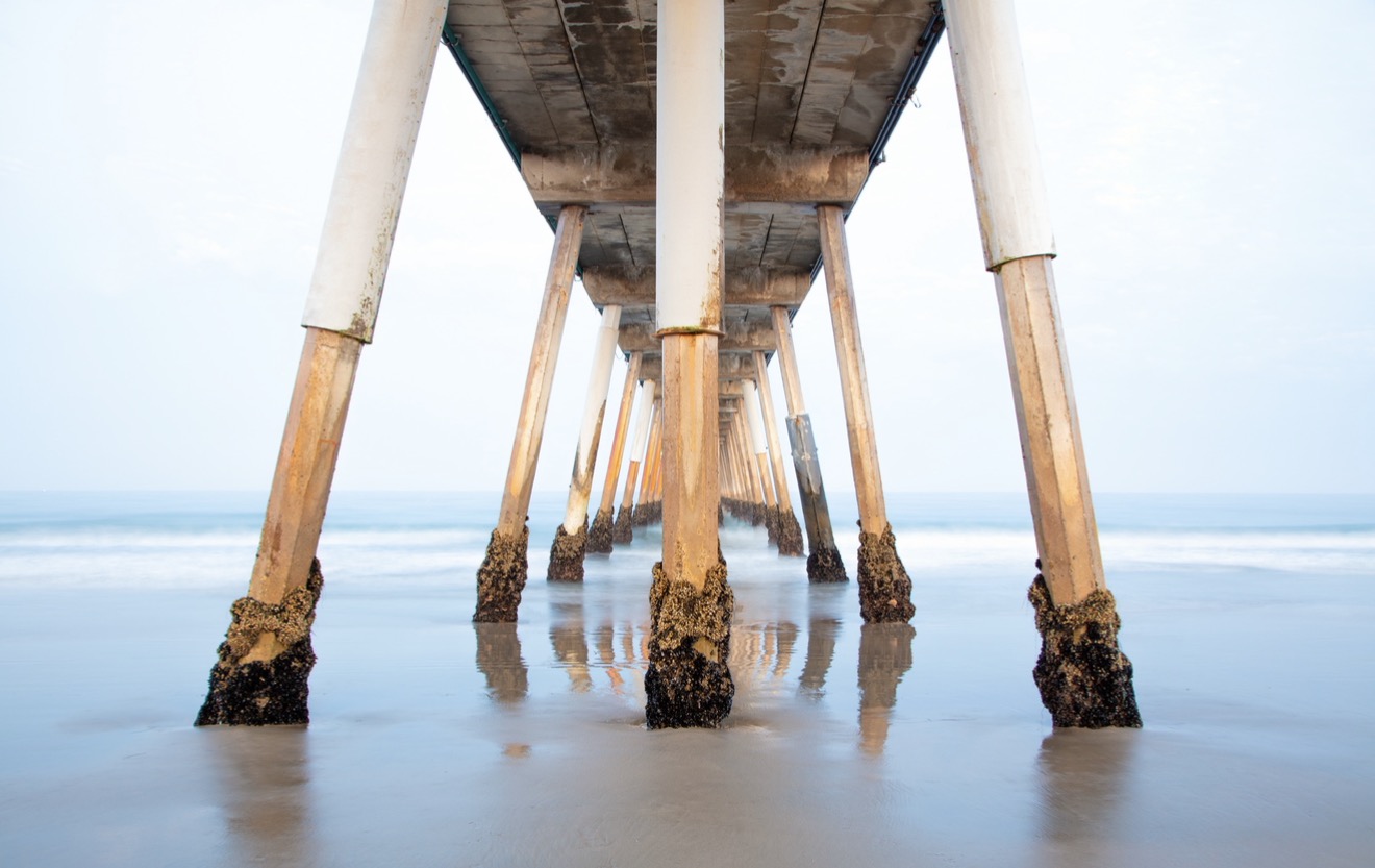Hermosa Blue — photograph by Paul Towers