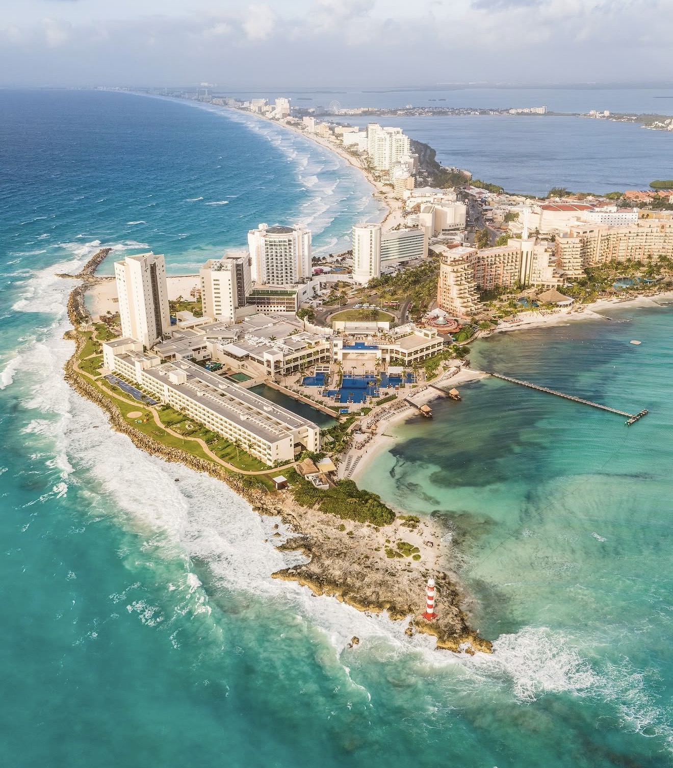 Cancun Coast — photograph by Paul Towers