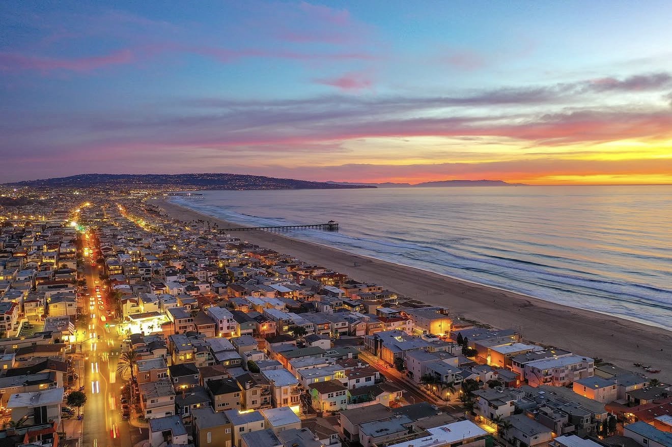 South Bay Sunset — photograph by Paul Towers
